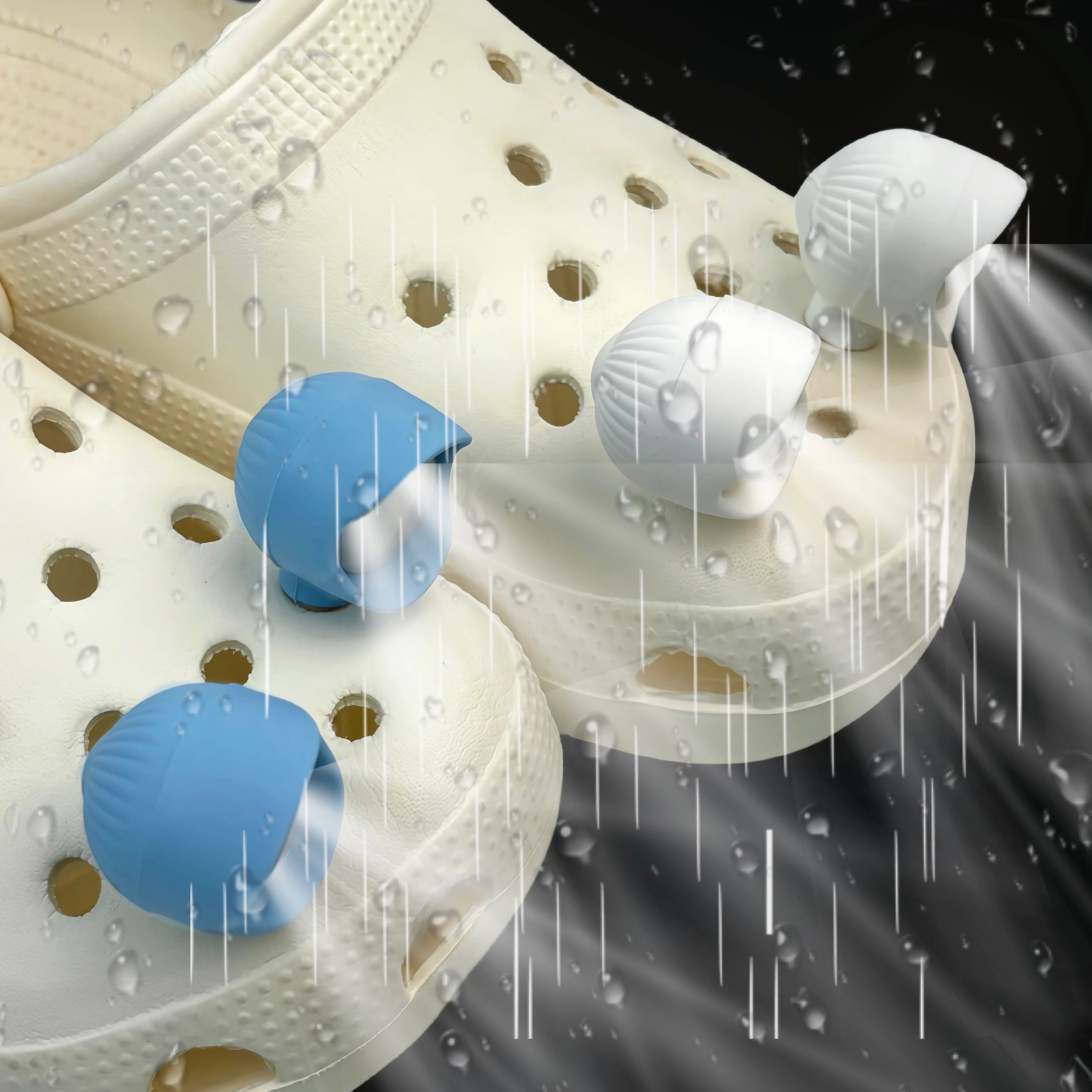 2pcs PVC LED Shoe Lights Charms Accessories for Night Rides, Walks & Dog Walks,Shoes Charms, 3 Lighting Modes | 0