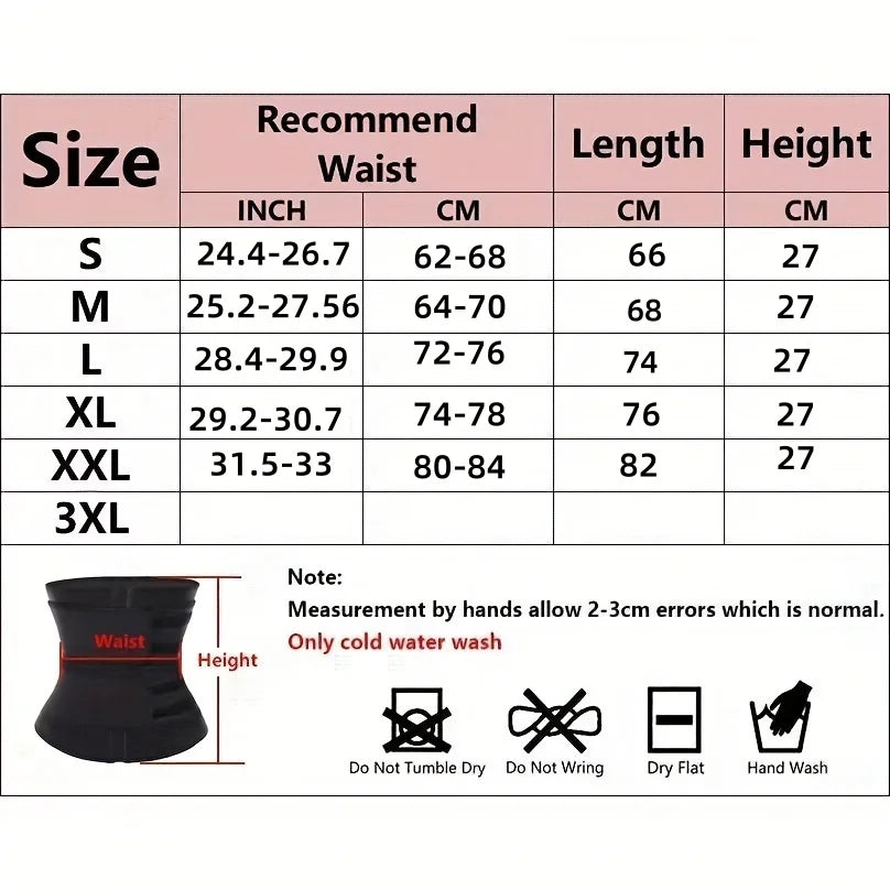 1pc Waist Trainer Slimming Body Shaper Fitness Belt Weight Loss Fat Burning Sport Girdle Sweat Trimmer Workout Cincher Shapewear | 5