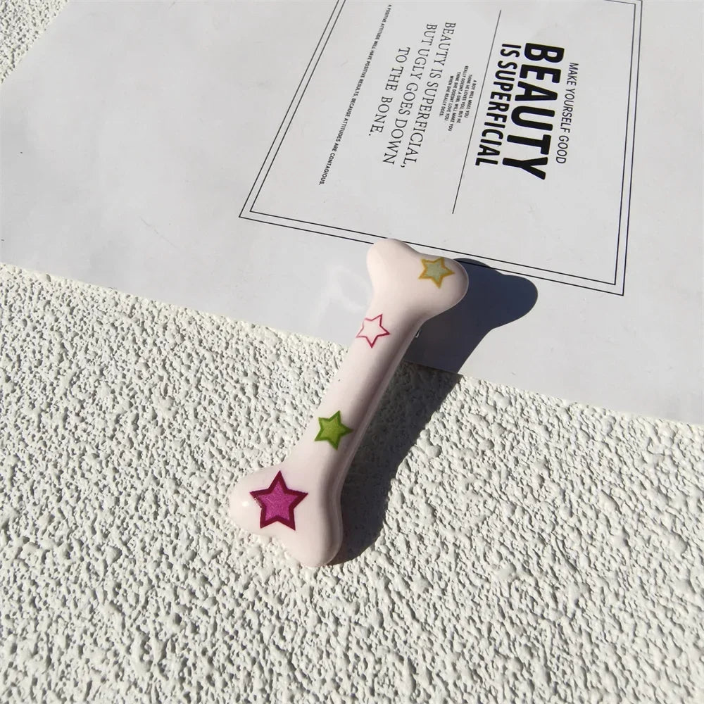 Charm Dog Hair Band Pet Dog Bone Design Fashion Hair Decoration Barrettes Hairpin Headwear Hair Clips Cat Supplies | Color:3