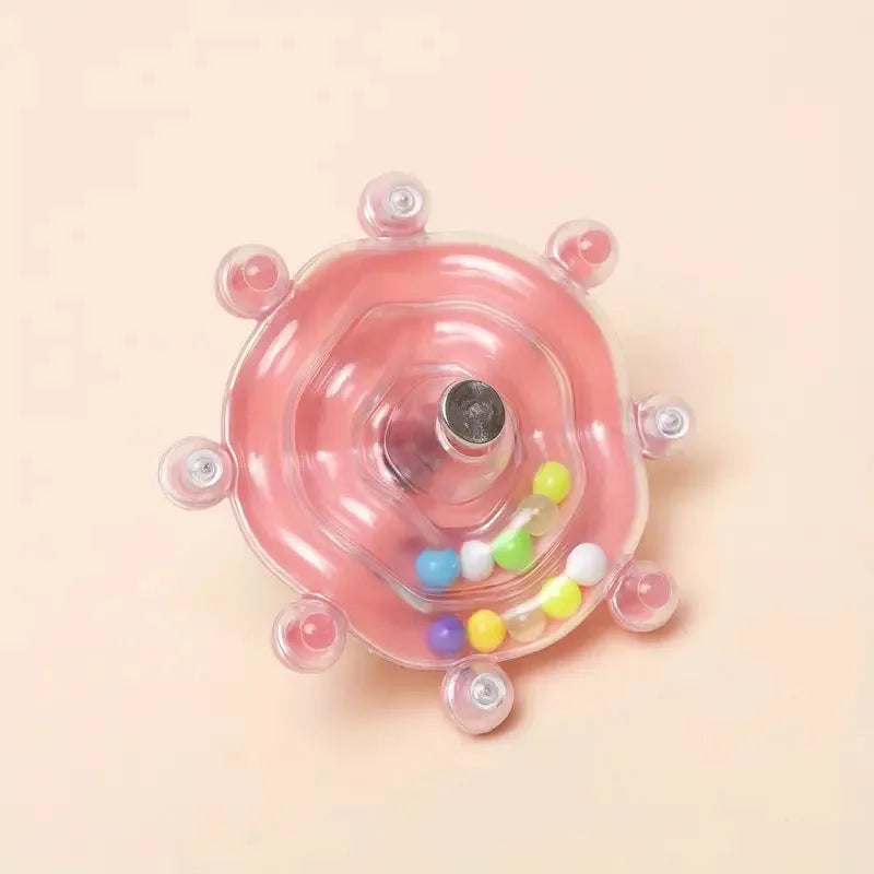 Interactive Parrot Toy Bird Cage Toy for Parrots Rotating Treat Dispenser,  for Mental Stimulation and Entertainment | Color:Pink