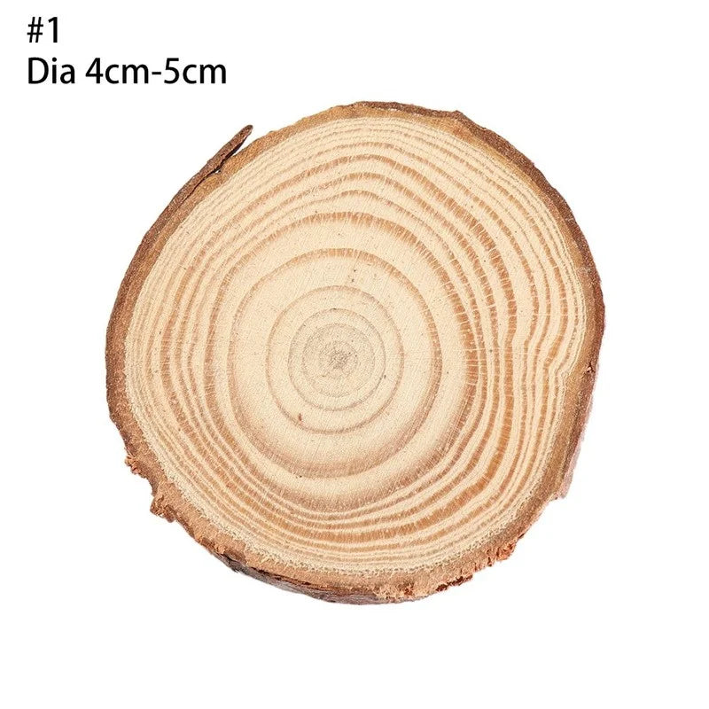 Natural Round Wood Coasters Cup Pad Tea Coffee Mug Mat Drinks Holder Table Mat Wooden Coasters DIY Crafts Home Kitchen Decor | 5