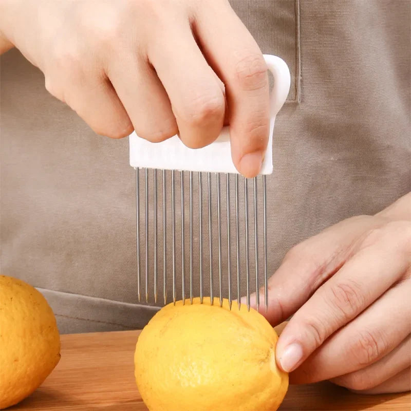 Onion Plugs Tomatoes Potatoes Cutters Onion Pins Fruit & Vegetable Tools Cutter Lemon Onion Holder Kitchen Gadgets | 3