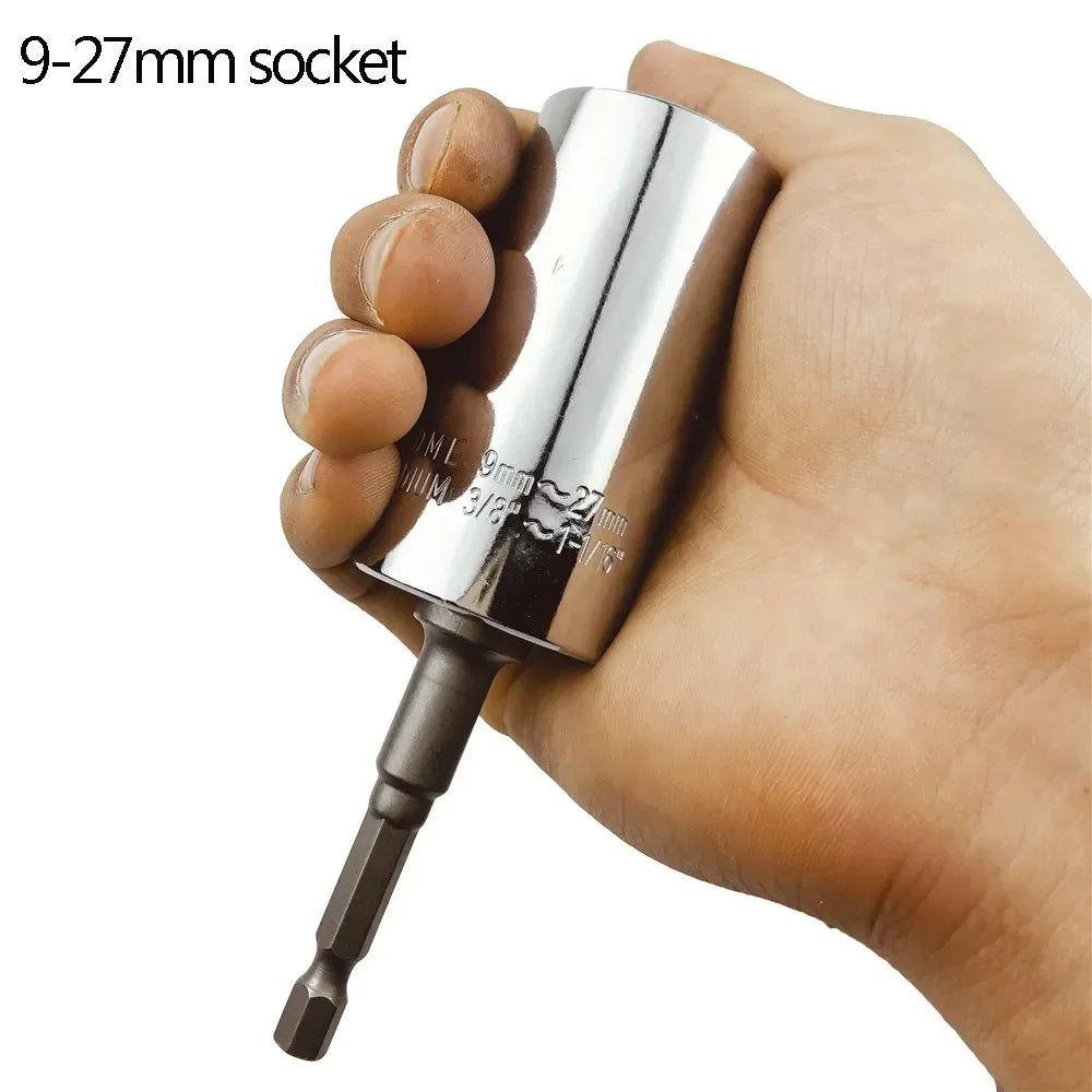 Onnfang 7-19/11-32mm Universal Ratchet Wrench Universal Socket Head, Household Socket Power/Hand Tool Wrench | 1