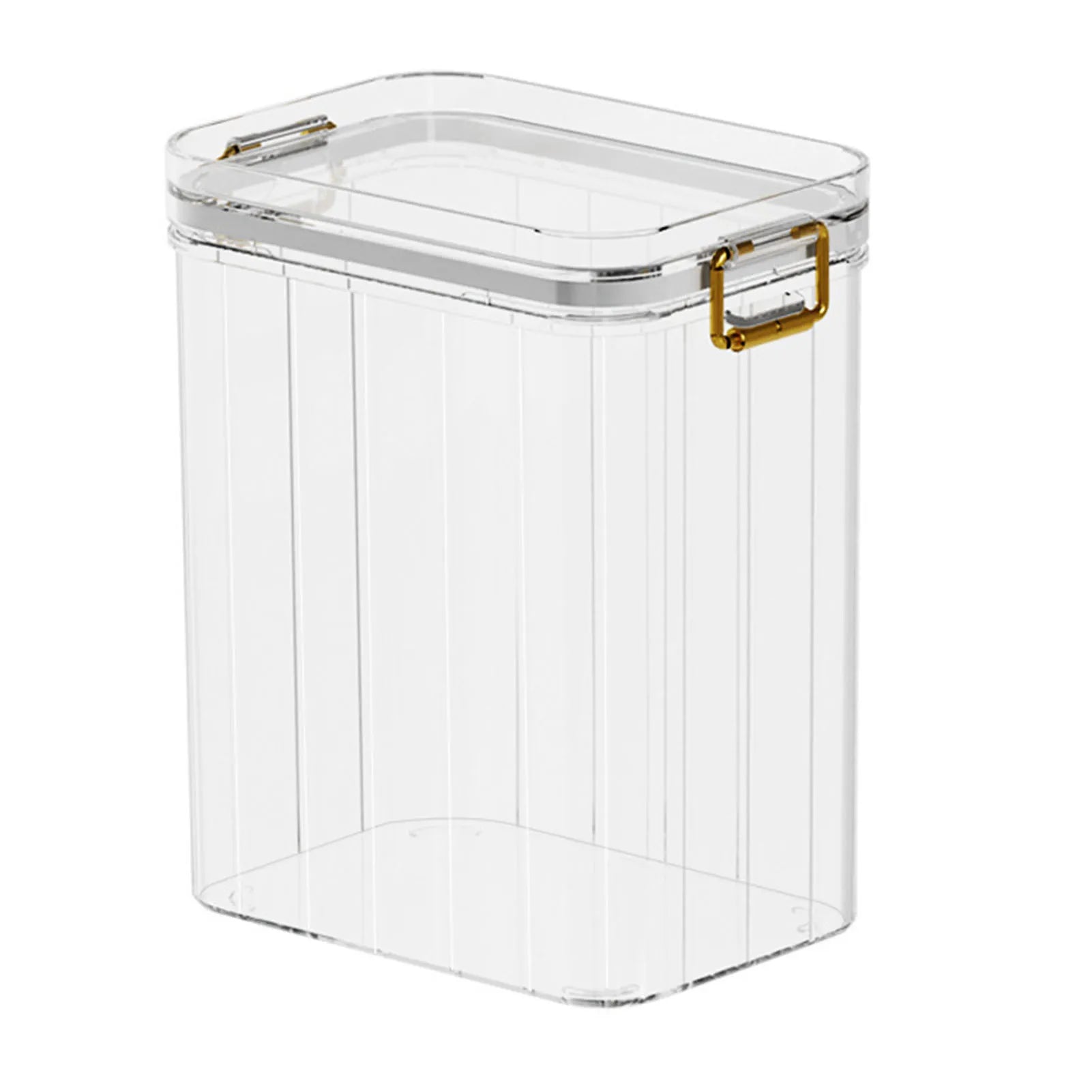 Kitchen Food Storage Clear Containers Plastic Box Jars For Bulk Cereals Household Organizers For Pantry Organizer Jars With Lid | Color:1350ml