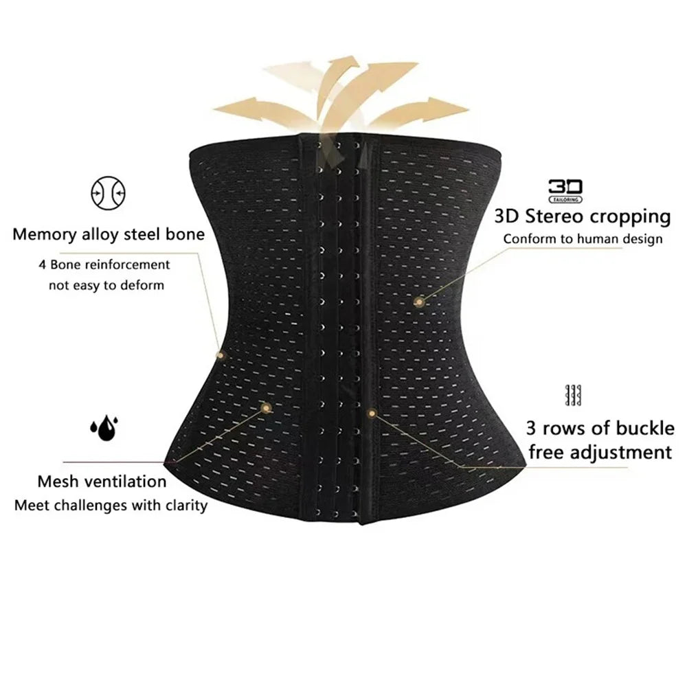 Women Body Shapewear Tummy Slimming Black Belly Band Shaping Shaper Corset Postpartum Flat Belly Postpartum Corset Shapewear | 1