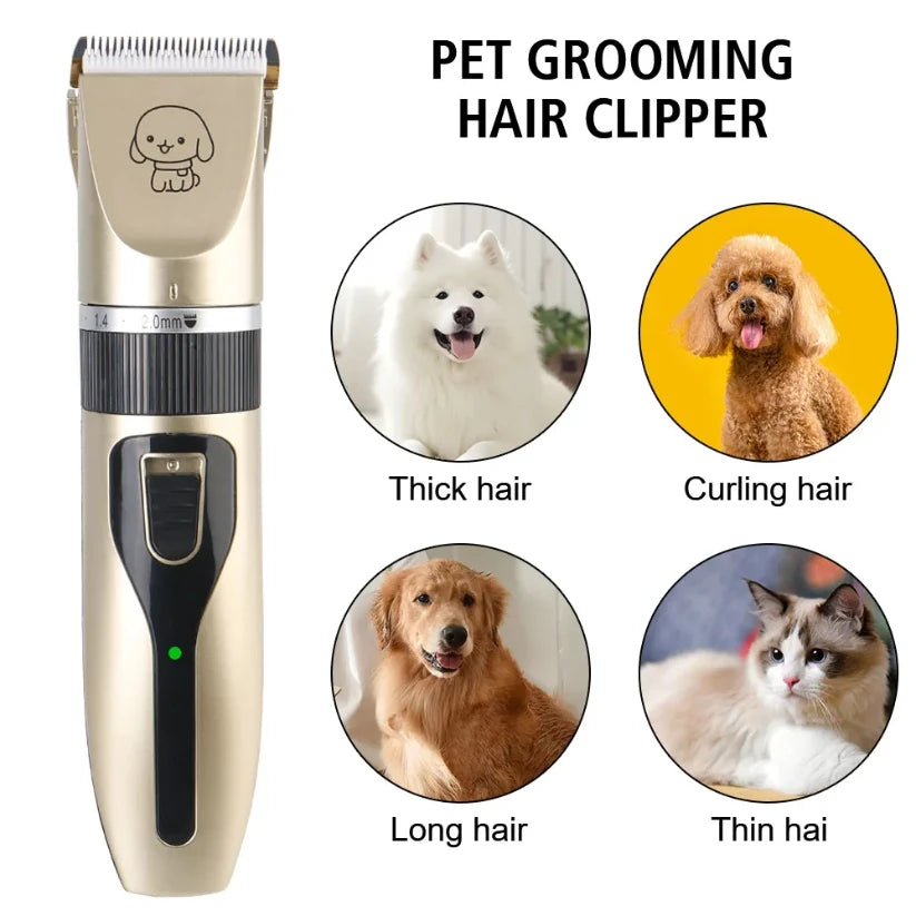 Pet Hair Clipper Haircut Trimmer Shaver Set For Rabbit Dog Cat Puppy Grooming Clipper Cutter Pet Supplies Electric Scissors | 5