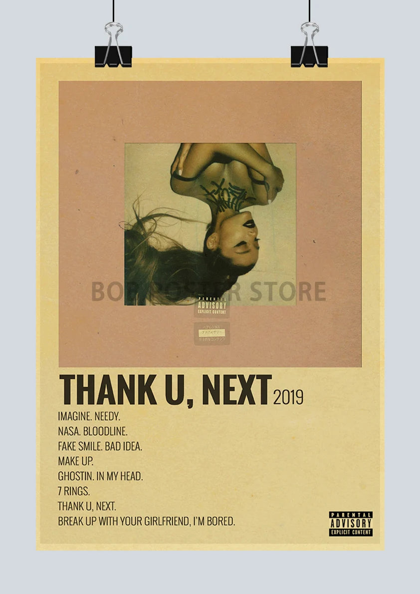 Classic Hot Singer Musician Poster Vintage Kraft Paper Decorative Collection Art Home Study Room Bar Cafe Door Gift Wall Sticker | 3