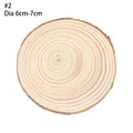 Natural Round Wood Coasters Cup Pad Tea Coffee Mug Mat Drinks Holder Table Mat Wooden Coasters DIY Crafts Home Kitchen Decor | Color:6cm-7cm