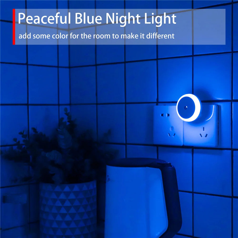 LED Night Light Plug in Dusk To Dawn Smart Sensor Auto Dim Into Wall Night Lamp for Bathroom Hallway Kitchen Stairway Bedroom | 3