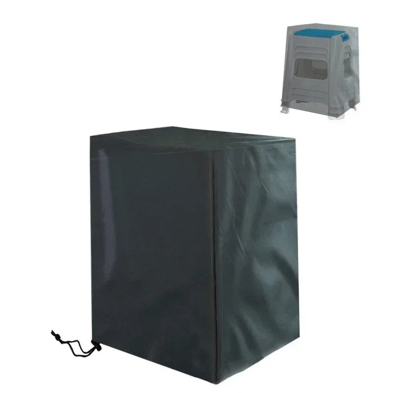 Stacked Chair Dust Cover Outdoor Garden Patio Furniture Protector Cover Waterproof Dustproof Chaircover Rain Cover Chair Sofa | 5