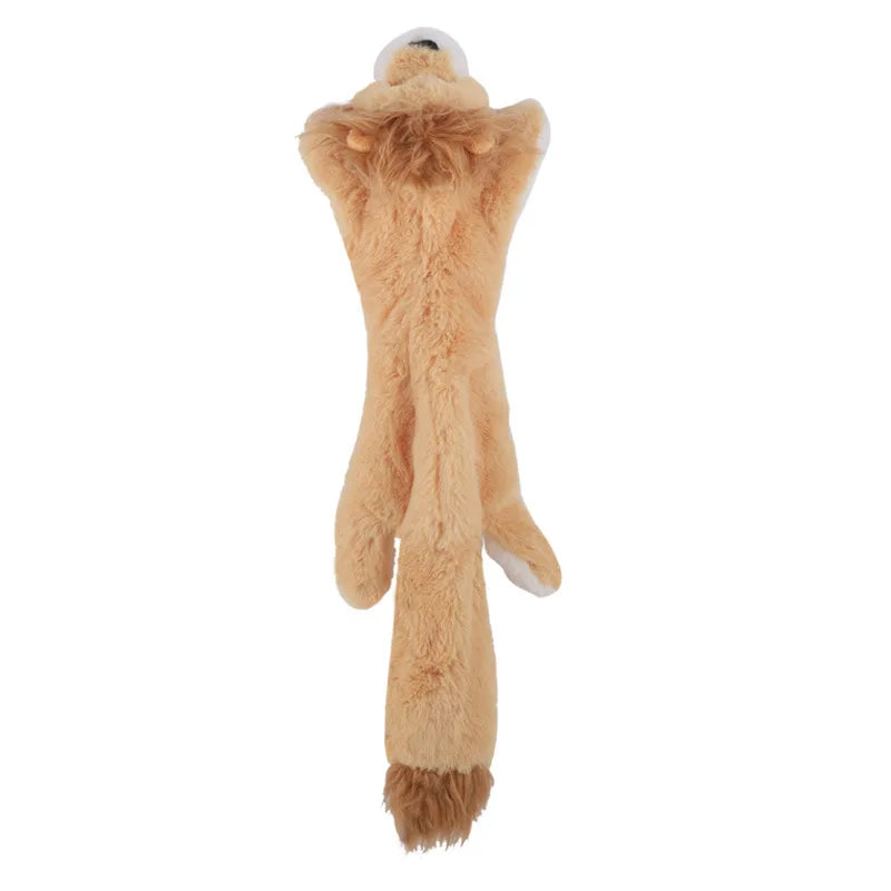 Cats and Dogs Pet Plush Dinosaur Toys Interactive Dog Chew Toys Plush Stuffing Pet Supplies Dog Toys for Small Dogs | Color:lion