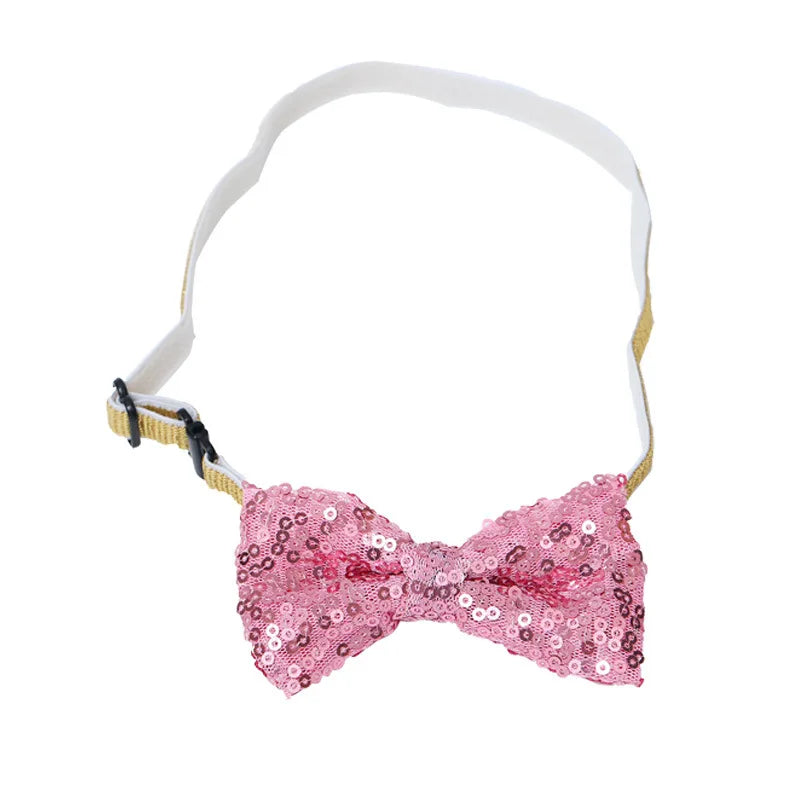 Pet Birthday Party Set Balloon Bandana Hat Bowtie Slogan Supplies for Celebrating Dog Products Supplies All for Pets Cats Party | Color:Pink bow