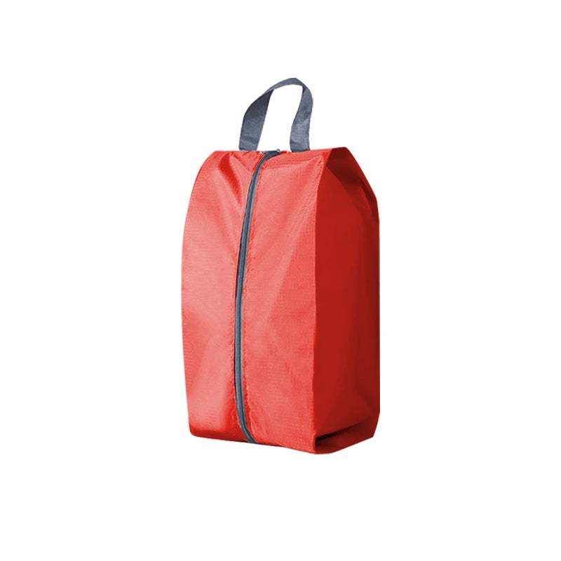 Dustproof Shoes Storage Bags Travel Portable Shoes Bag with Sturdy Zipper Pouch Case Waterproof Pocket Shoes Organizer | Color:Red