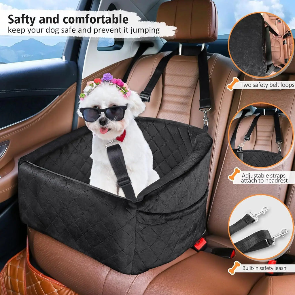 Popular Pet Car Mat Dog Cat Out Seat Mat Removable Washable Small Medium Dogs Kennel Pet Travel Nest Safety Seat for Going Out | 1