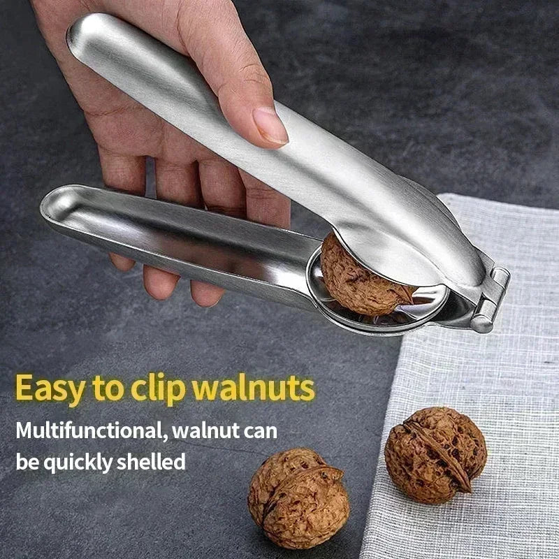 Chestnut Opener Nutcracker Clip 304 Stainless Steel Walnut Pecan Filbert Macadamia Pistachio Nut Cutter Knife Kitchen Gadgets | 3