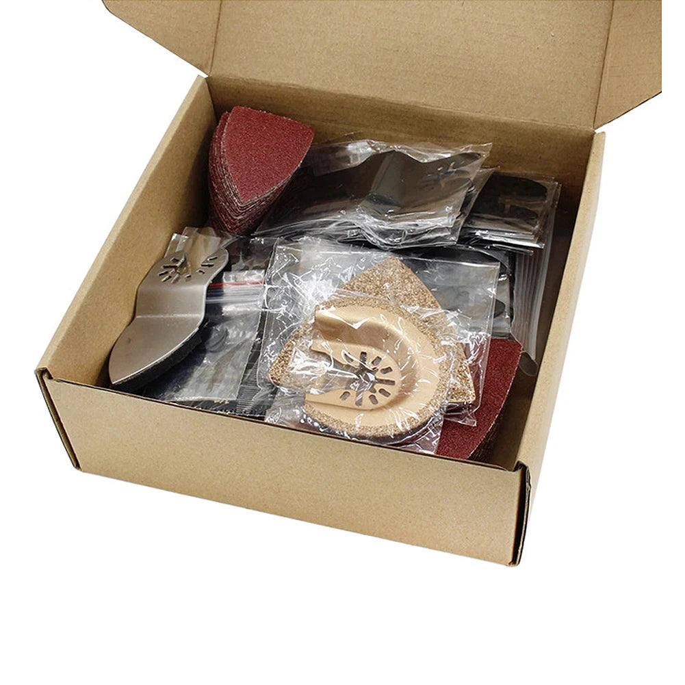 Multifunction Universal Saw Blades Set Oscillating Quick Release For Renovator Woodworking DIY Power Tool 12-108Pcs/Set | 5