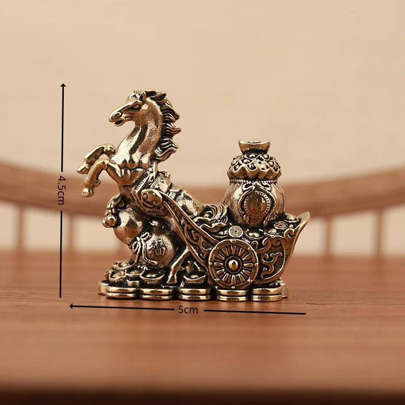 Full Copper Horse Zodiac Wealth Attracting And Protecting Home Decorations Instant Fortune And Success Ornament Chinese New Year | 3