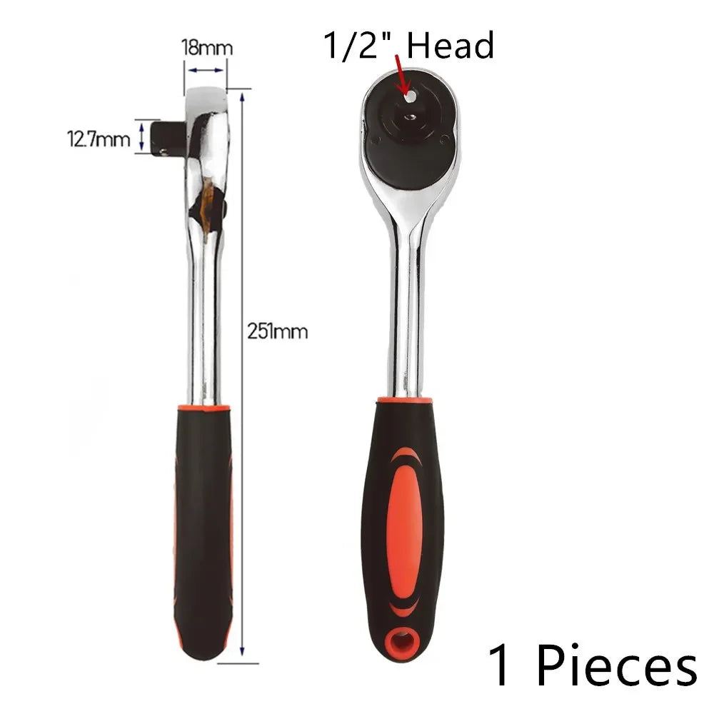 Onnfang 7-19/11-32mm Universal Ratchet Wrench Universal Socket Head, Household Socket Power/Hand Tool Wrench | 3