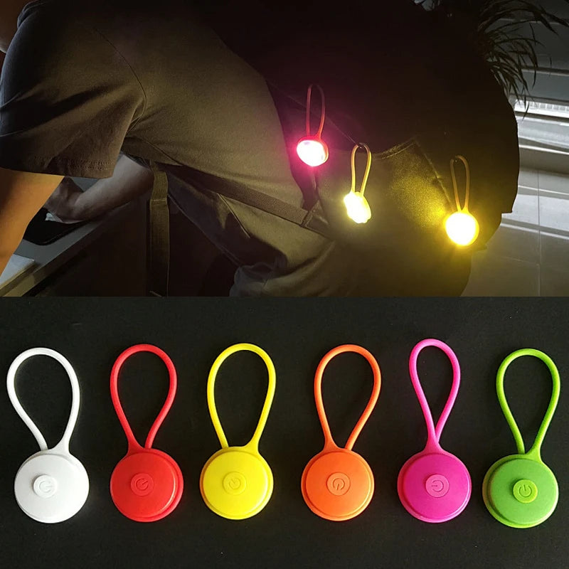 Outdoor Backpack Lights Silicone LED Night Running Warning Light Camping Riding Wind Rope Light Travel Equipment Tool Safety | 1