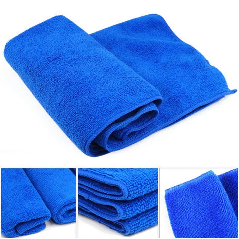 1-20Pcs Microfiber Towels Car Wash Drying Cloth Towel Household Cleaning Cloths Auto Detailing Polishing Cloth Home Clean Tools | 1