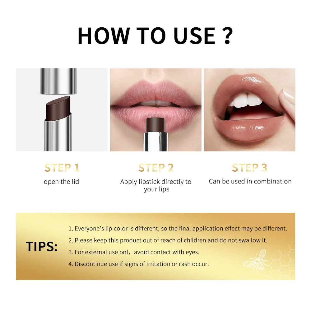 Long Lasting Moisturizing Lipstick Natural Lip Plumper Makeup Lip Plumping Gloss Cosmetics Exfoliating For Lip Care Product | 5