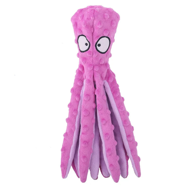 Cats and Dogs Pet Plush Dinosaur Toys Interactive Dog Chew Toys Plush Stuffing Pet Supplies Dog Toys for Small Dogs | Color:Purple