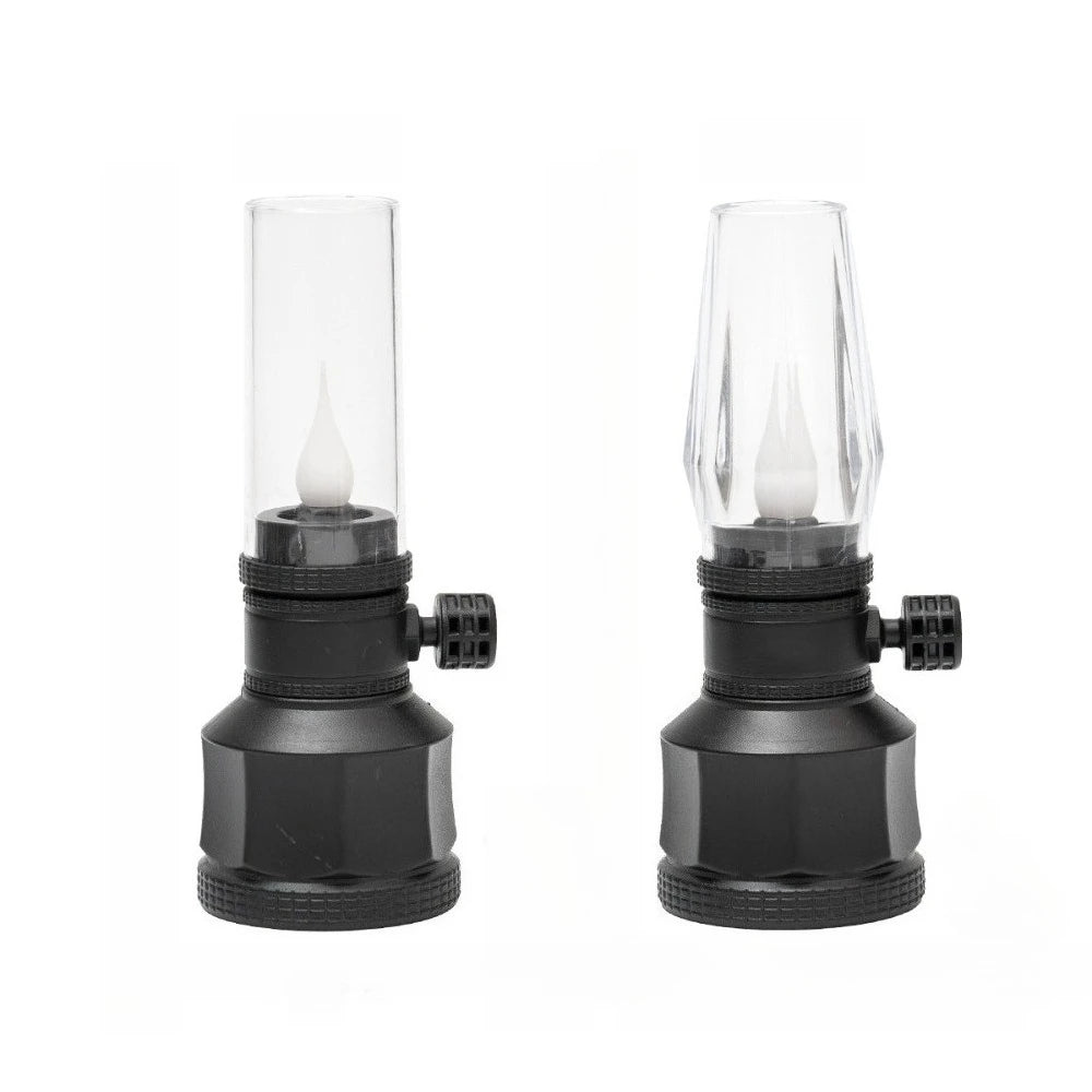 Candle Light Picnic Camping Retro Decorative Ambience Light Desktop LED Electronic Candle Desk Lamp Night Light Decoration | 1