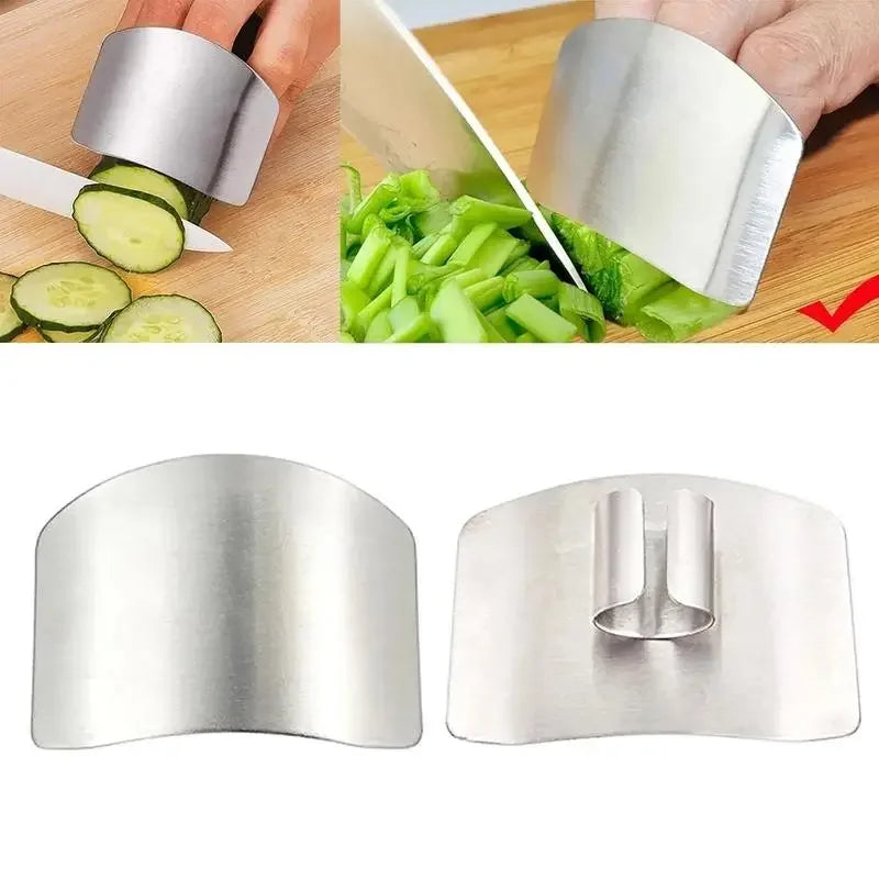 1 Pcs Stainless Steel Kitchen Tool Hand Finger Protector Knife Cut Slice Safe Guard | 1