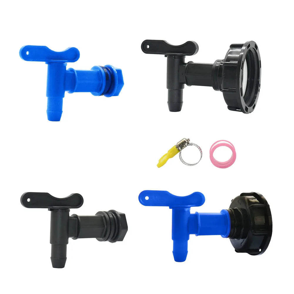 3/4" IBC Tank Tap Adapter Coarse Thread S60 to 5/8" Hose Connector Valves Fittings Garden Water Tanks Faucet Replacement | 0