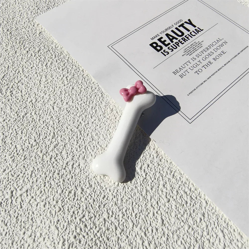 Charm Dog Hair Band Pet Dog Bone Design Fashion Hair Decoration Barrettes Hairpin Headwear Hair Clips Cat Supplies | Color:14