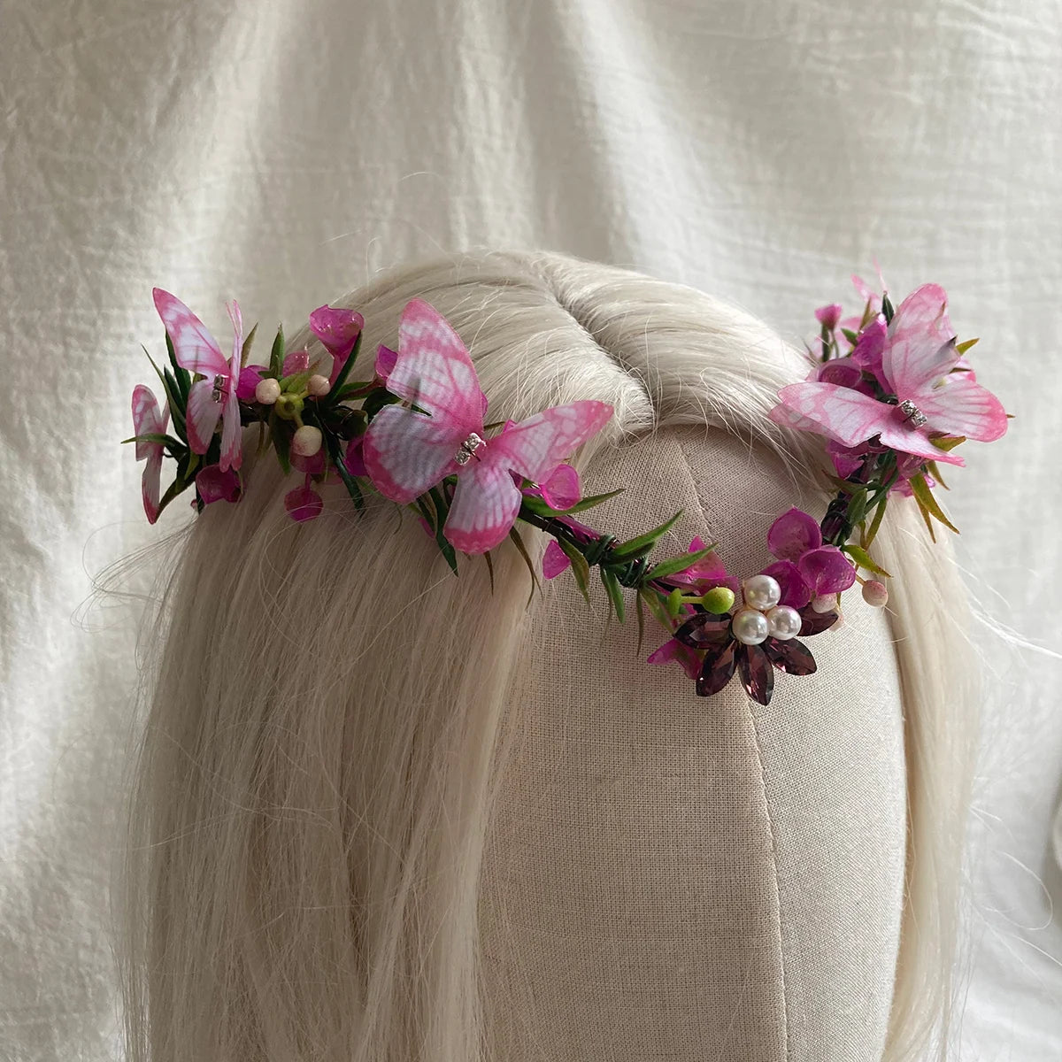 Elf Crown  Minimalist Woodland Tiara Deer Antlers Elven Headpiece Festival Boho Wedding Bride Fairy Costume Circlet Renaissance | Color:ELF144