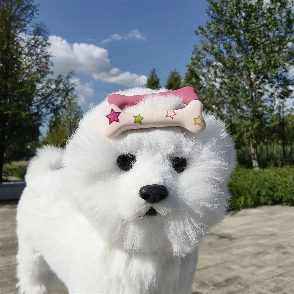 Charm Dog Hair Band Pet Dog Bone Design Fashion Hair Decoration Barrettes Hairpin Headwear Hair Clips Cat Supplies | 5