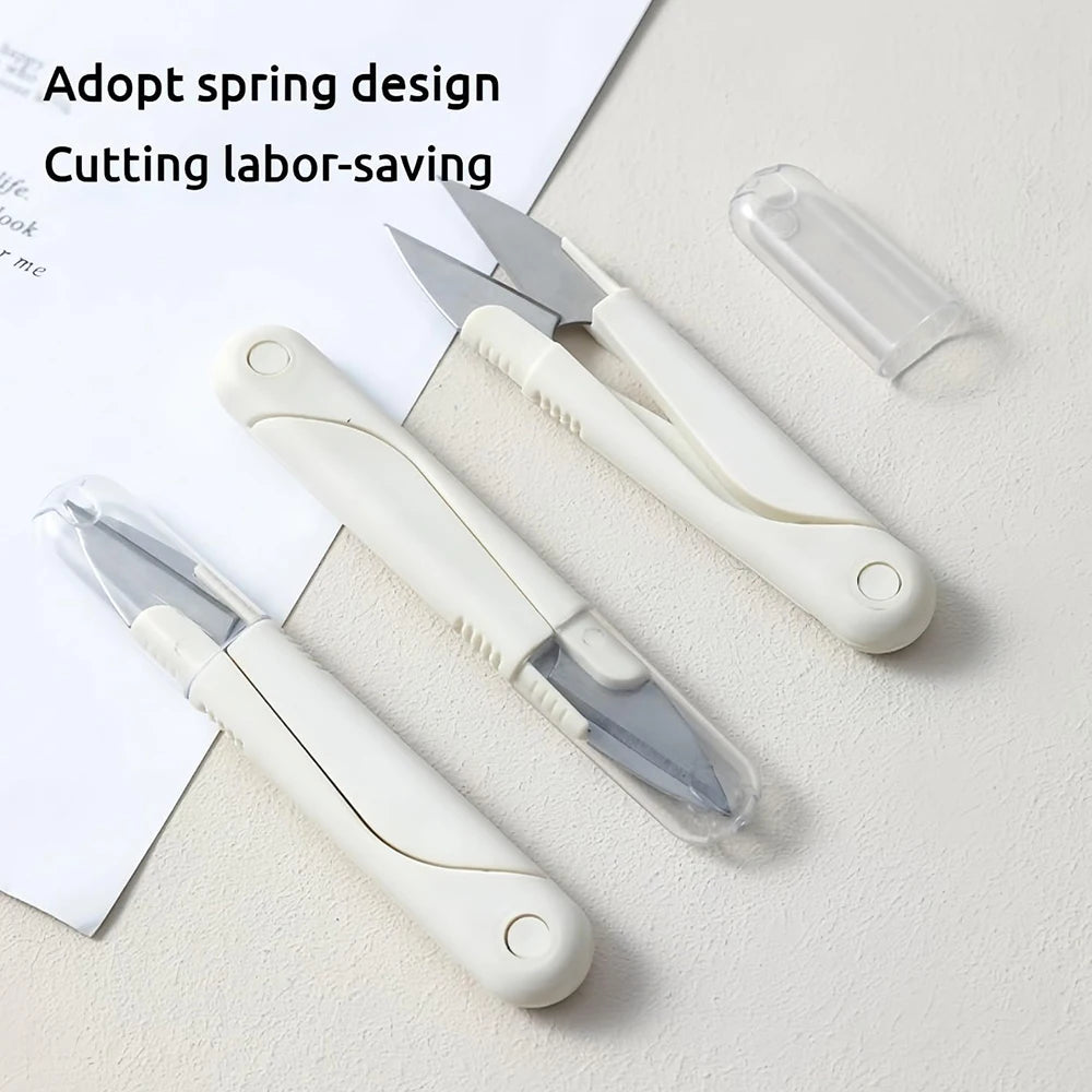 4PCS Sewing Scissors Set Trimming Nipper Yarn Lightweight Thread Cutter Embroidery Clipper Stitching Snip DIY Sewing Supplies | 3