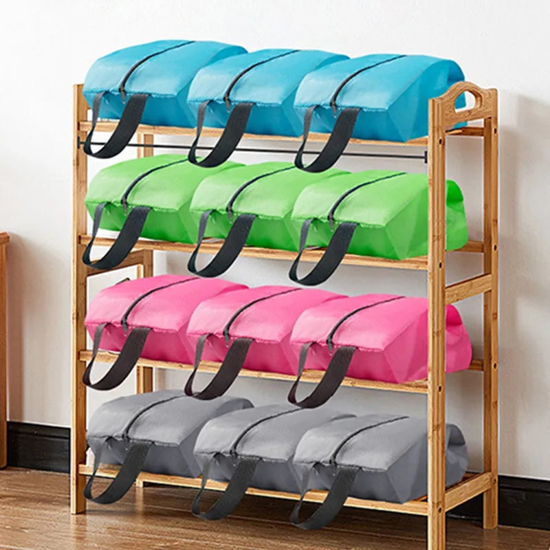 Dustproof Shoes Storage Bags Travel Portable Shoes Bag with Sturdy Zipper Pouch Case Waterproof Pocket Shoes Organizer | 5