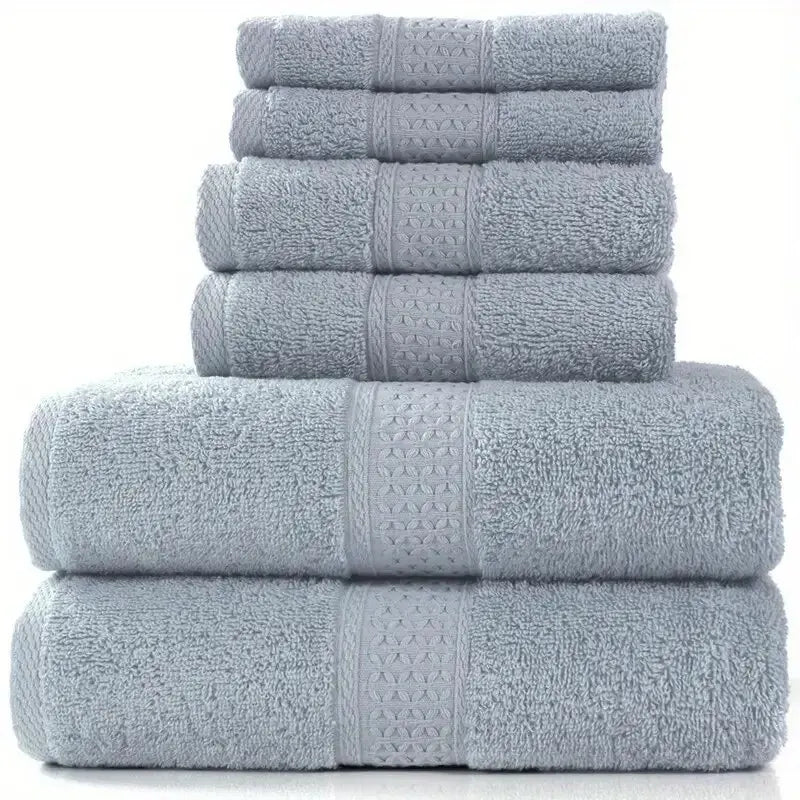Bath Towel Washcloth Cotton Towel Solid Color Soft Absorbent Towels Multipurpose Use For Hotel Bathroom | 0