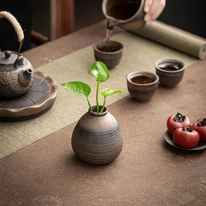 Creative Handmade Antique Ceramic Vases Modern Minimalist Ceramic Decorative Handicrafts | 1