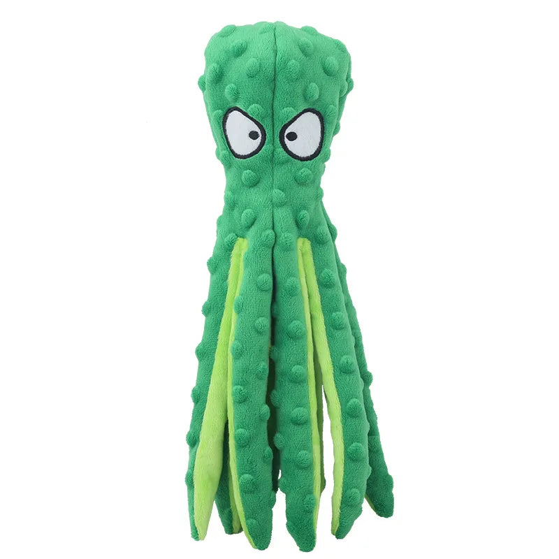 Cats and Dogs Pet Plush Dinosaur Toys Interactive Dog Chew Toys Plush Stuffing Pet Supplies Dog Toys for Small Dogs | Color:Green-1