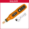 DIY Mini Rotary Tool USB Engraving Tool Dremel Tool Mini Grinder Machine Mini Wireless Drill Rechargeable Polishing Machine | Color:Only Drill