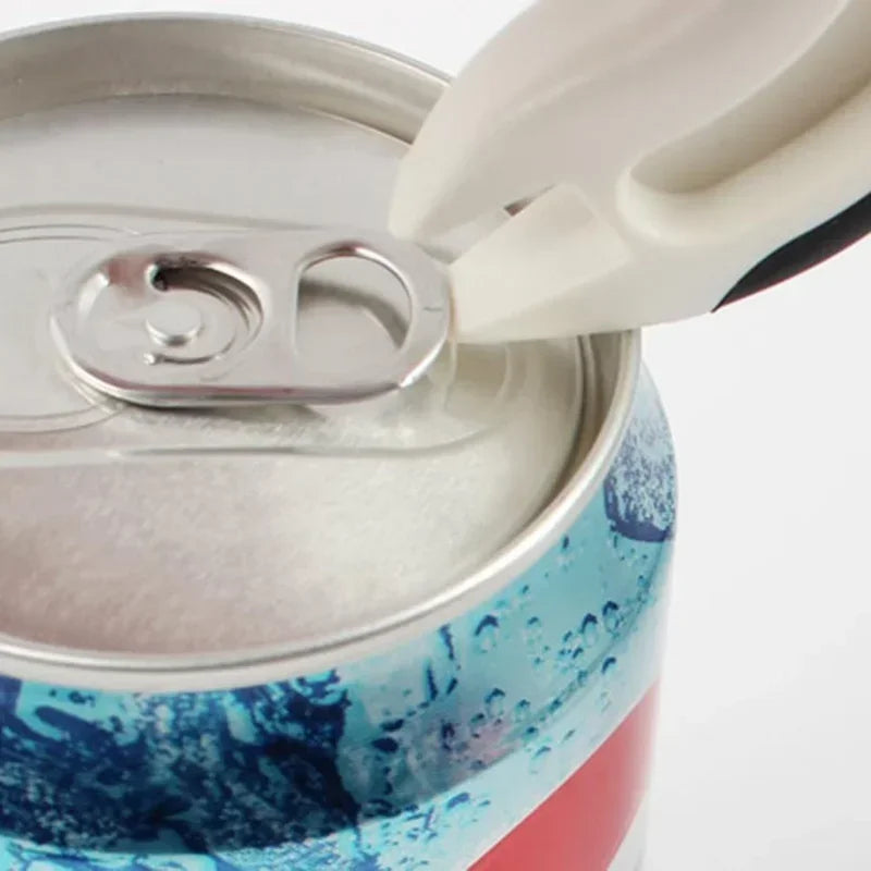 Multifuctional Ring Hook Pulling Jar Can Opener Non-slip Manual Bar Lid Opening Kitchen Tool Gadgets Bottle Opener Hanging Hole | 1