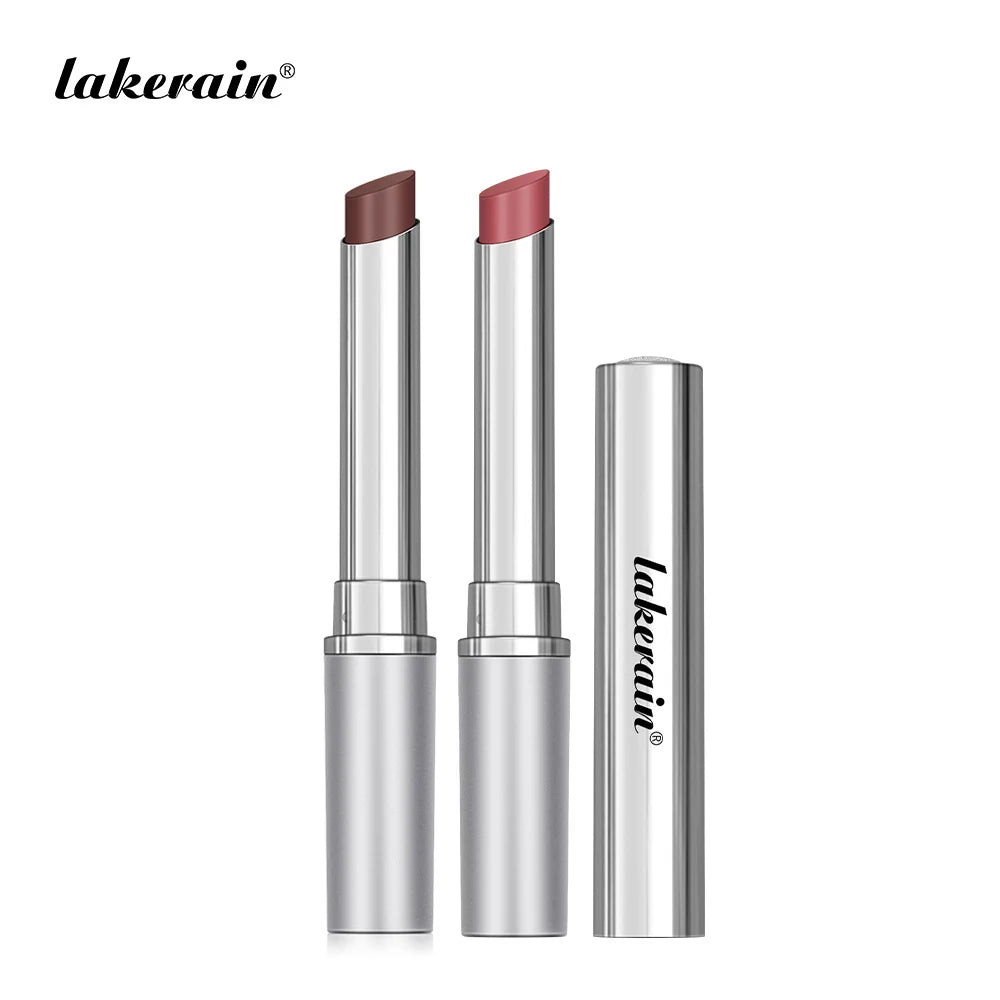 Long Lasting Moisturizing Lipstick Natural Lip Plumper Makeup Lip Plumping Gloss Cosmetics Exfoliating For Lip Care Product | Color:nude and pink
