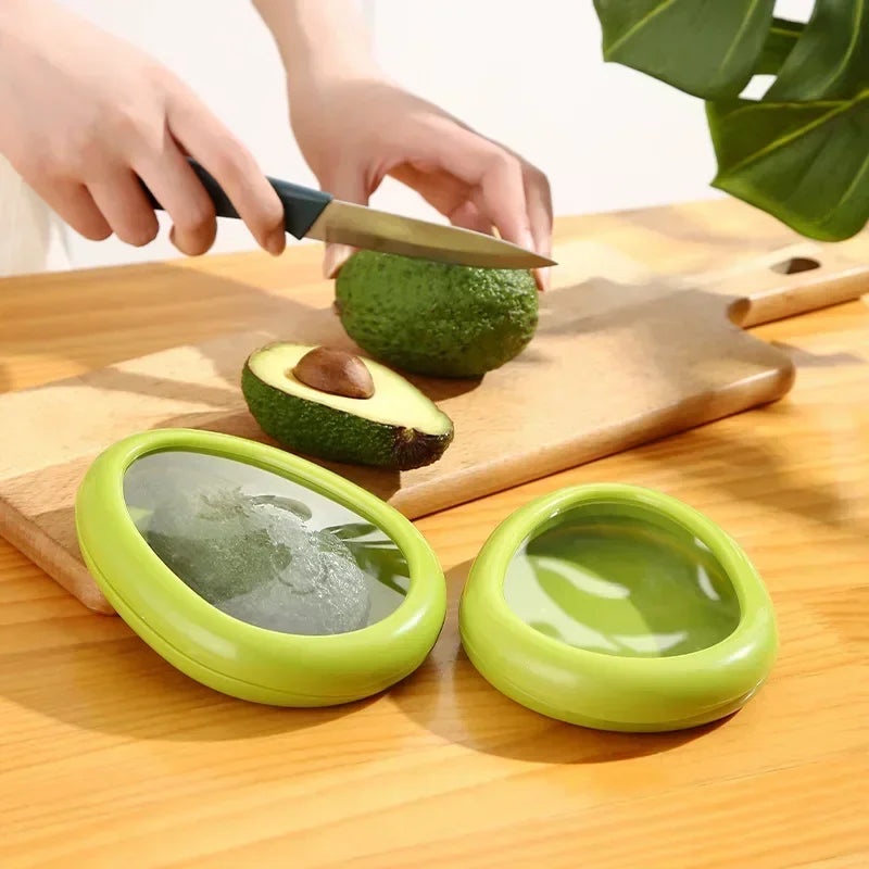 Half Cut Fruit Freshing Container Lemon Box Avocado Storage Onion Tomato Organizer Sets Kitchen Accessories | 3