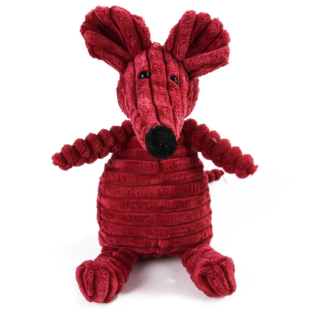 Pet Dog Molar Toy Vent Training Corduroy Monkey Pig Voice Plush Toy Dog Tooth Cleaning Supplie Dog Toys for Large Dogs | 4