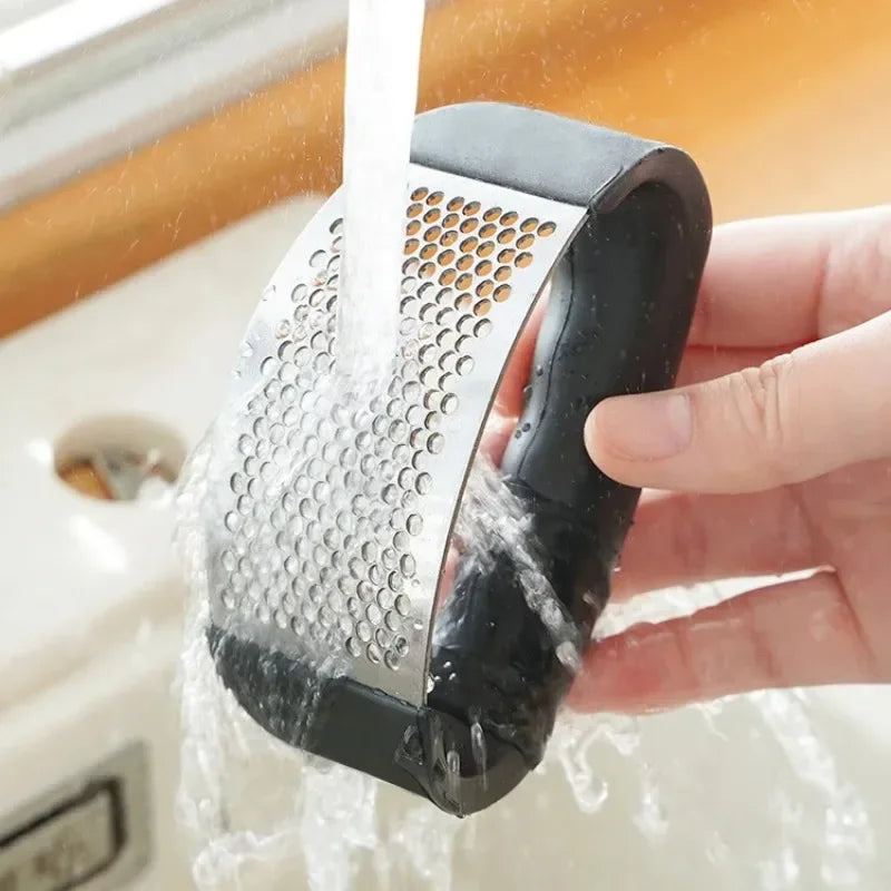 Stainless Steel Garlic Press Crusher Manual Garlic Mincer Chopping Garlic Tool Fruit Vegetable Tools Kitchen Accessories Gadget | 2