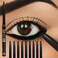3PCS/9PCS Long-Lasting Waterproof Black Eyeliner Pencil -Smudge-Proof Sweat-Resistant for Bold Eye Makeup, ldeal Gift | Color:9PCS