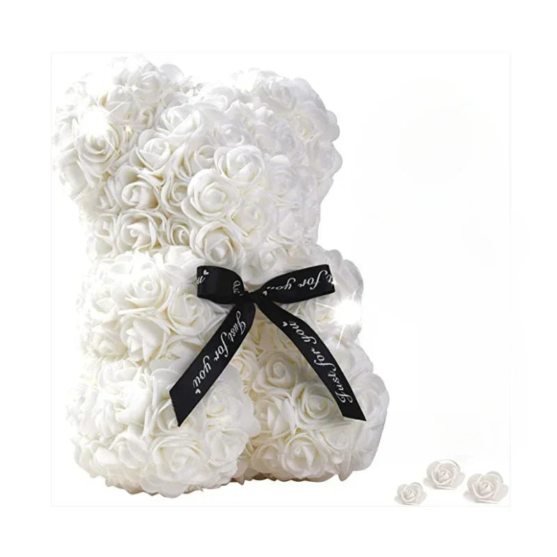 2026 New Artificial Flower Eternal Rose Teddy Bear for Mom Mother's Day Birthday Valentine's Day Anniversary Gifts & Decorations | 4