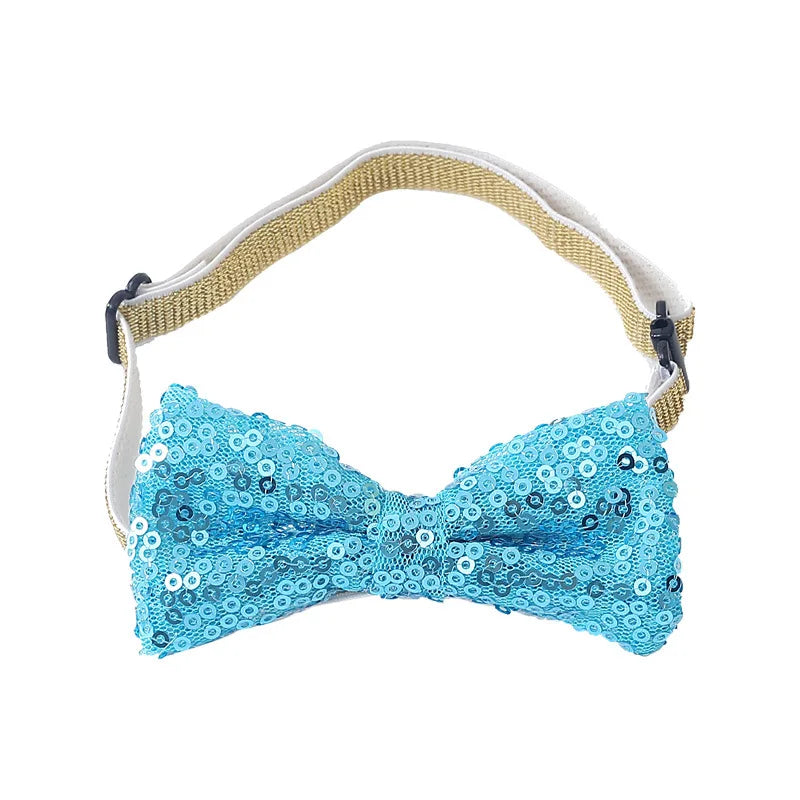 Pet Birthday Party Set Balloon Bandana Hat Bowtie Slogan Supplies for Celebrating Dog Products Supplies All for Pets Cats Party | Color:Blue bow
