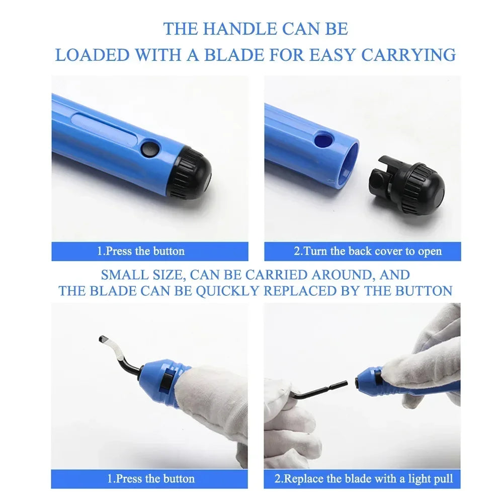 Trimming knife Scraper Deburring Tool Deburring Cutters Set Burr Remover Hand Tool for Wood Plastic Aluminum Copper and Steel | 2