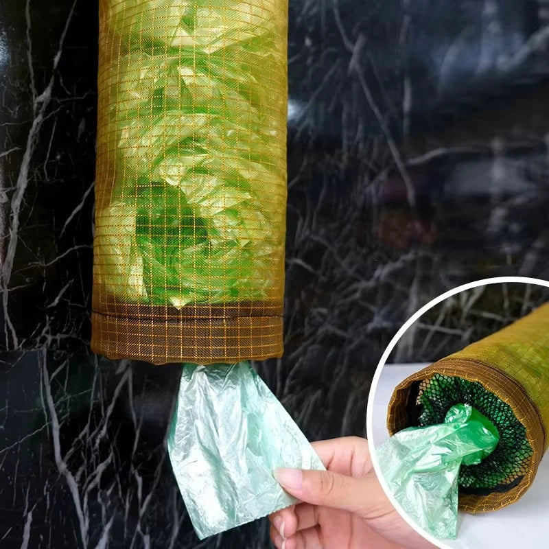 Kitchen Organizer Garbage Bag Storage Basket Garbage Organizer Plastic Bag Holder Garbage Collection Storage Kitchen Accessories | 2
