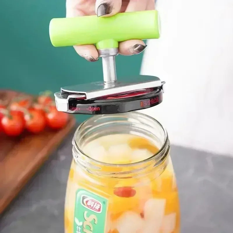 Adjustable Multi-function Bottle Cap Opener Stainless Steel Lids Off Jar Opener Labor-saving Screw Can Opener for Kitchen Gadget | 1