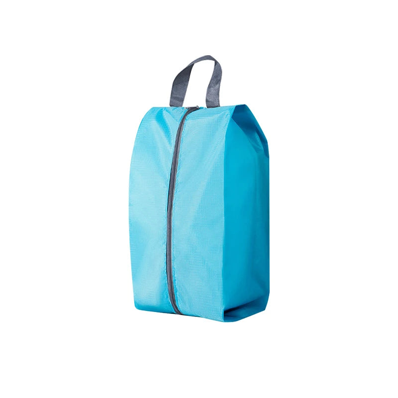 Dustproof Shoes Storage Bags Travel Portable Shoes Bag with Sturdy Zipper Pouch Case Waterproof Pocket Shoes Organizer | Color:Skyblue